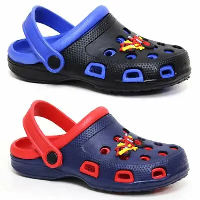 £5.99 • Buy Boys Girls Clog Mules Slipper Garden Beach Sandals Rubber Pool Shower Shoes Size