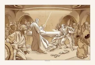 Star Wars : A Wretch Hive By Martin Ansin - Regular - Rare Mondo Print Sold Out • $260