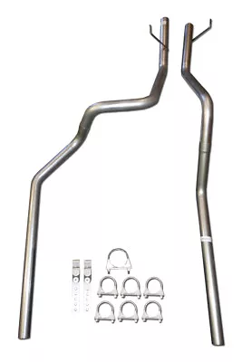 Mandrel Bent Dual Exhaust Performance Tail Pipe Kit Fits 03-05 Dodge Ram Hemi • $169.95