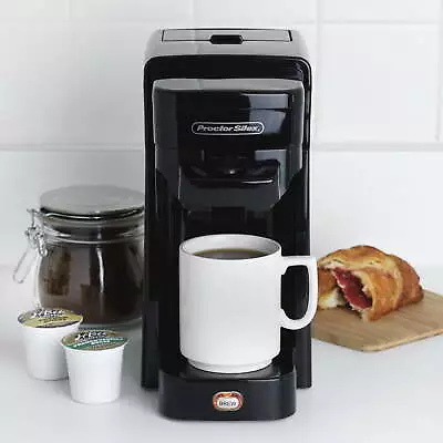  Single Serve Ground & Single Serve Pod Coffee Maker Black • $28.49