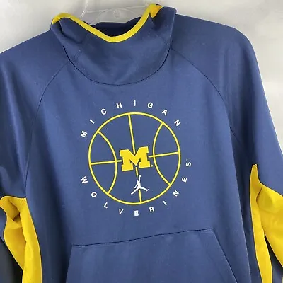 Men’s Jordan NCAA Michigan Wolverines Basketball Hoodie X-Large XL • $29