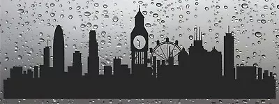 London Capital Skyline Decal Vinyl Wall Sticker Art World UK Silhouette Decor • £4.99