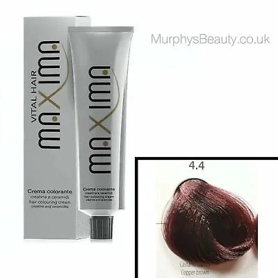 £6.95 • Buy Maxima Professional Hair Colour (100ml) (4.4 Copper Brown)