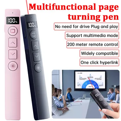 Wireless Presenter Laser-Pointer PPT Remote Control Pen PowerPoint Presentation	 • £8.39