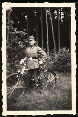 Photography 2.WK Soldier Of The Armed Forces With Bicycle - Velo At • $6.39