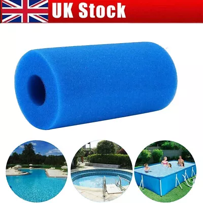 Swimming Pool Filter Reusable Cartridge Sponge Foam For Intex TYPE I/II/A/H/S1/D • £5.89