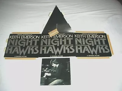 KEITH EMERSON Nighthawks Super RARE Promo Poster Store Display Mint- Unused 1981 • £95.01