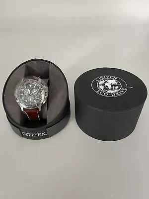 Citizen Brycen Eco-Drive Men's Titanium Chronograph Watch BL5250-02L New In Box • $349.95