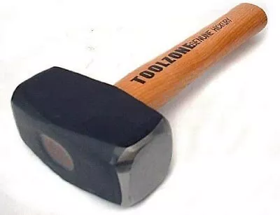 Lump Hammer 1kg / 2.5lb Hickory Wood Hand Tool Masons Club Mallet • £9.99