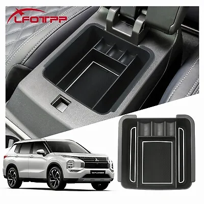 $29.92 • Buy LFOTPP Car Center Armrest Storage Box Tray White For 2022 Mitsubishi Outlander