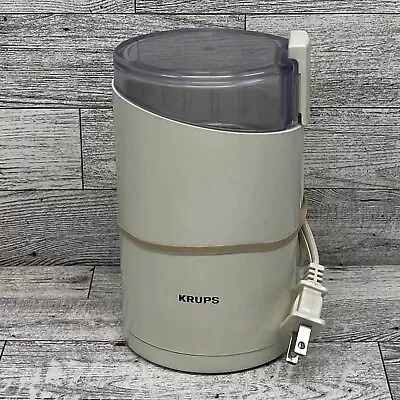 Krups Fast Touch Coffee Bean Mill Grinder Type 203 White • $12