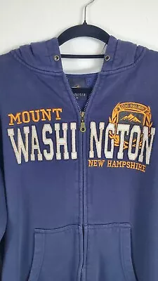 PRAIRIE MOUNTAIN Mt. Washington New Hampshire Cog Railway L Zip Hoodie • $24.99