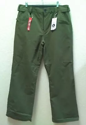 Volcom Snowboarding 5-pocket Snow Pant Olive Green Large • $65