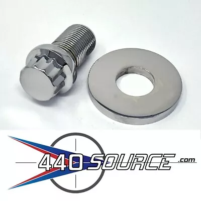 Triple Chromed Damper Or Balancer Bolt 12 Point For Mopar Big Block 383 400 440 • $39.95