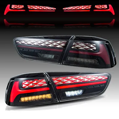 $279.99 • Buy VLAND LED Tail Lights W/Startup Sequential For Lancer Sedan 2008-17 Rear Lamps