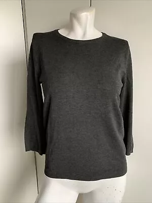 *NWT* Philosophy Republic 3/4 Sleeve Charcoal Knit Pullover LIGHTWEIGHT Sweater • $14.99