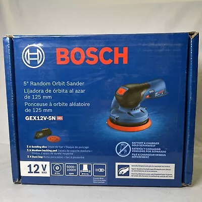 Bosch 12-Volt Brushless Cordless Variable Speed Random Orbital Sander Dust Bag • $79.99