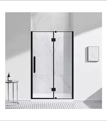 LOCAL PICKUP💦OVE Decors💦Niko Matte Black Frameless Shower Door NIKO-SC-48GP-MB • $559.99