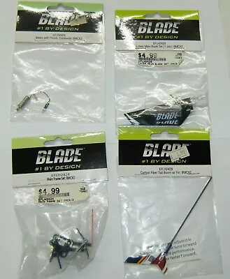 Blade E-Flite Parts Lot Of (4) For MCX2 R/C Helicopter Frame Motor Tail Boom • $19.99