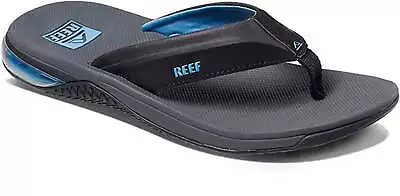 Reef Men Anchor Gray  Blue  Brown Flipflop Sandal • $60
