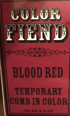 HOT TOPIC COLOR FIEND BLOOD RED TEMPORARY COMB IN COLOR Manic Panic Arctic Fox • $2.99