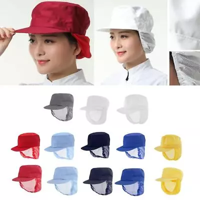 Chef Hat Polyester Toque Cook Hat Kitchen Catering Cook Restaurant Work Cap For • £3.96