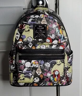 YAY! NEW WITH TAGS! Loungefly Disney Nightmare Before Christmas Mini Backpack! • $31