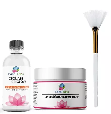 30% Salicylic Acid Skin Chemical Skin Peel Kit + Recovery Cream CLEARS SKIN • $24