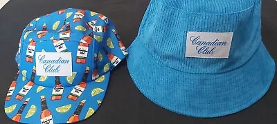 Canadian Club - Corduroy Blue Bucket - Hat - Cap - Limited Edition Collectable • $29.95