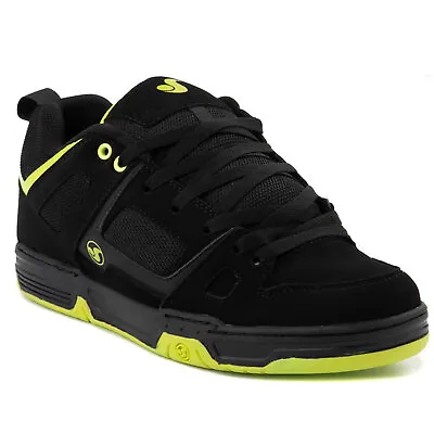 DVS Men's Gambol Black Lime Nubuck Low Top Sneaker Shoes Clothing Apparel Ska • $150.22