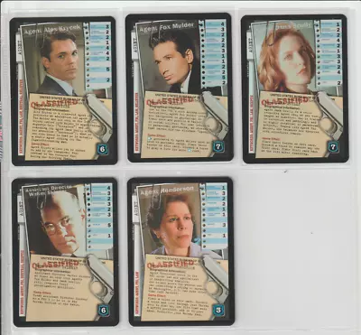 USPC Games X-Files CCG Complete 354 Card Premiere Set! Mint UNPLAYED • $249