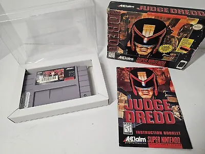 Judge Dredd (Nintendo SNES 1995) Complete In Box With Manual • $69.99