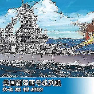 1/700 MiniHobby 30CM BB-62 USS New Jersey Battleship Boat 80907 Model With Motor • $34.32