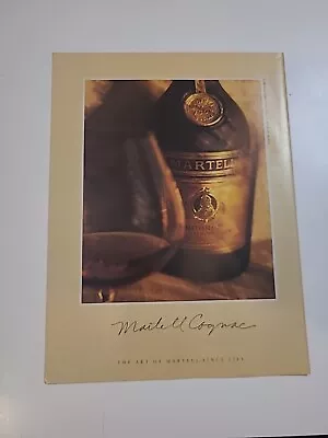 Martell Cognac  Print Ad 1989 8x11 Vintage  • $12.34