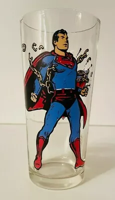 Vintage 1975 DC Comics Superman Collectible Pepsi Glass Collector Series • $39.99