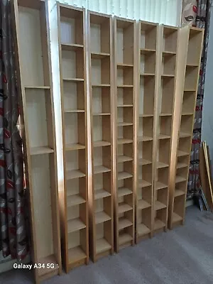 IKEA Pine Effect CD/DVD Storage Unit X 7 • £39.99