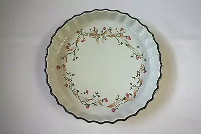 Johnson Brothers Cloverleaf Eternal Beau China Flan / Quiche Dish – 23cm Wide • £5