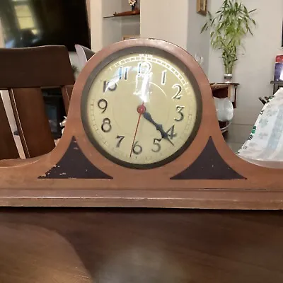 VTG Gibraltar Windsor Mantle Clock In Wood Case -for Parts • $15