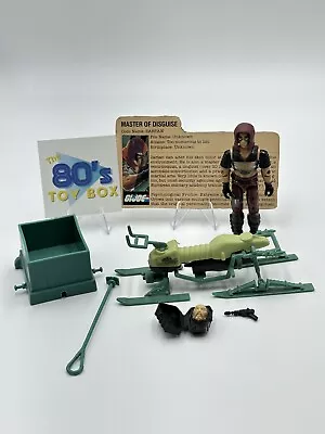 Zartan V1 1984 Near Complete W/ Swamp Skier G.I. Joe Action Figure W/ Filecard • $109.99