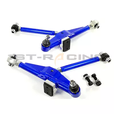 Bolt On Front Lower Control Arms BLUE Fit Nissan 240SX S13 180SX 200SX R32 R33 • $150.39