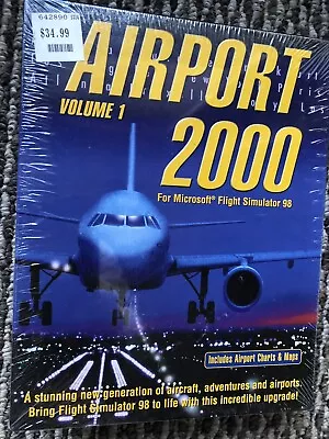 Airport 2000. Volume 1. For Microsoft Simulator 98. Sealed Box. Brand New. • $19