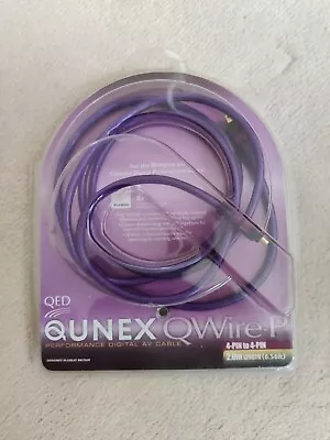 QED QUNEX QWire-P PERFORMANCE Digital AV Cable BOXED 4 Pin To 4 Pin 2.0m • £15