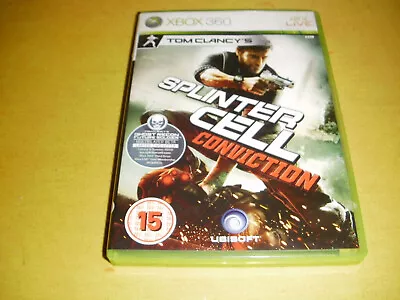 Tom Clancy's SPLINTER CELL CONVICTION 2010 Game DISC As NEW + CASE + MANUAL PAL • $11.95