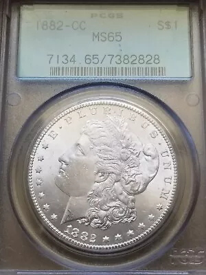 1882 CC Morgan Silver Dollar PCGS MS65 • $604.45