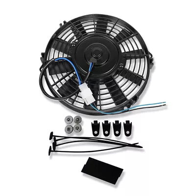 9  Straight Blade Electric Reversible Cooling Radiator Fan 12V 800CFM Black GM • $46.99