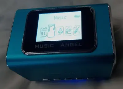 MUSIC ANGEL Jh-mdo5x LCD FRIENDZ PORTABLE SPEAKER AUX MICRO SD 3.5mm LIGHTS BLUE • $29.99