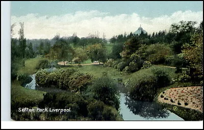 £3.14 • Buy Postcard ~ 1910/20 Liverpool England Great Britain View Of Sefton Park Old AK