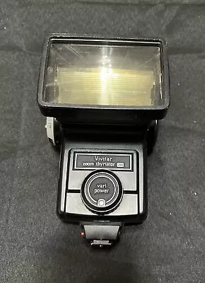 Vivitar 285 Zoom Thyristor Automatic Electronic Camera Flash Unit [Universal] • $19.99