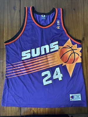 $59.99 • Buy Tom Gugliotta Phoenix Suns Champion NBA Jersey Size 52 XXL Vintage