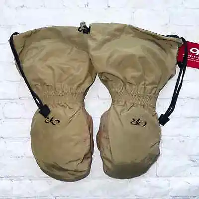 NWT XL Outdoor Research OR Firebrand Goretex Lined Mitts 71871 Brown Gloves • $148
